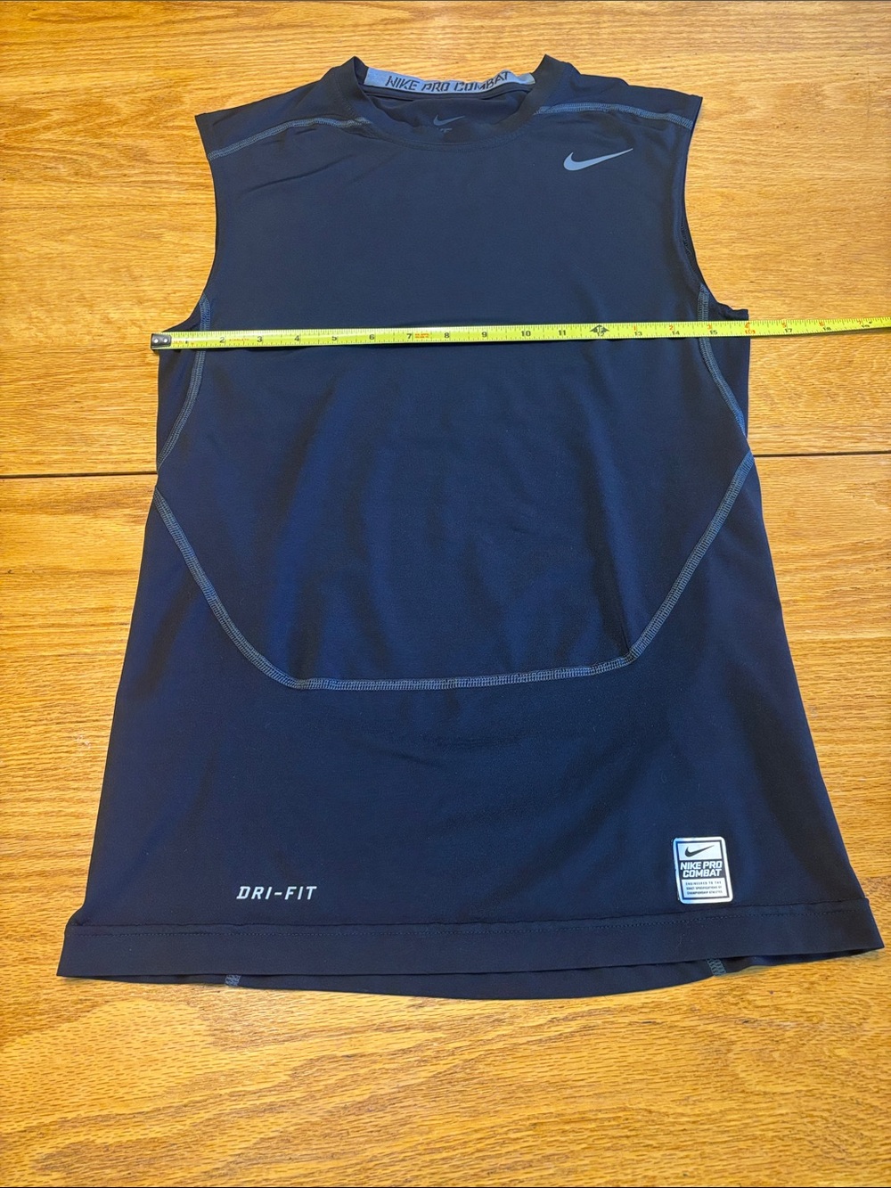 Nike Black and White Athletic Shorts with Two Black Performance Tops - Picture 6 of 9